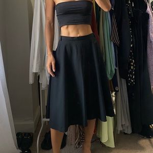 Zara A line midi skirt